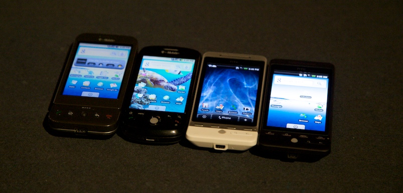 Illustration for article titled HTC Android Family Portraits: G1, myTouch 3G and Hero